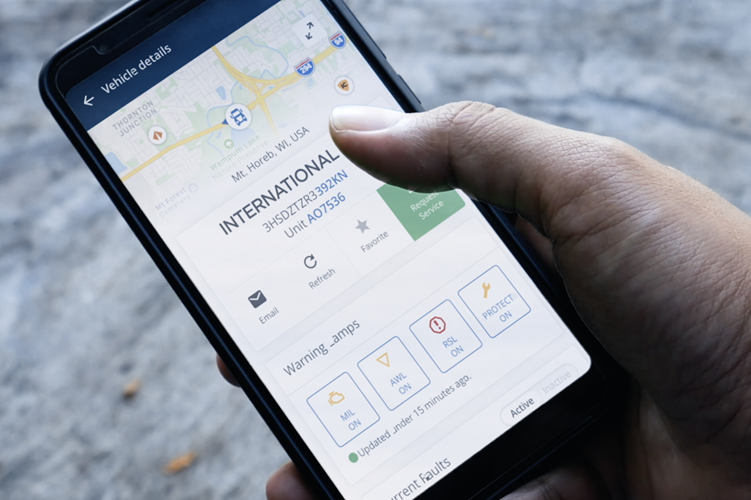 International OCC Mobile App Screen